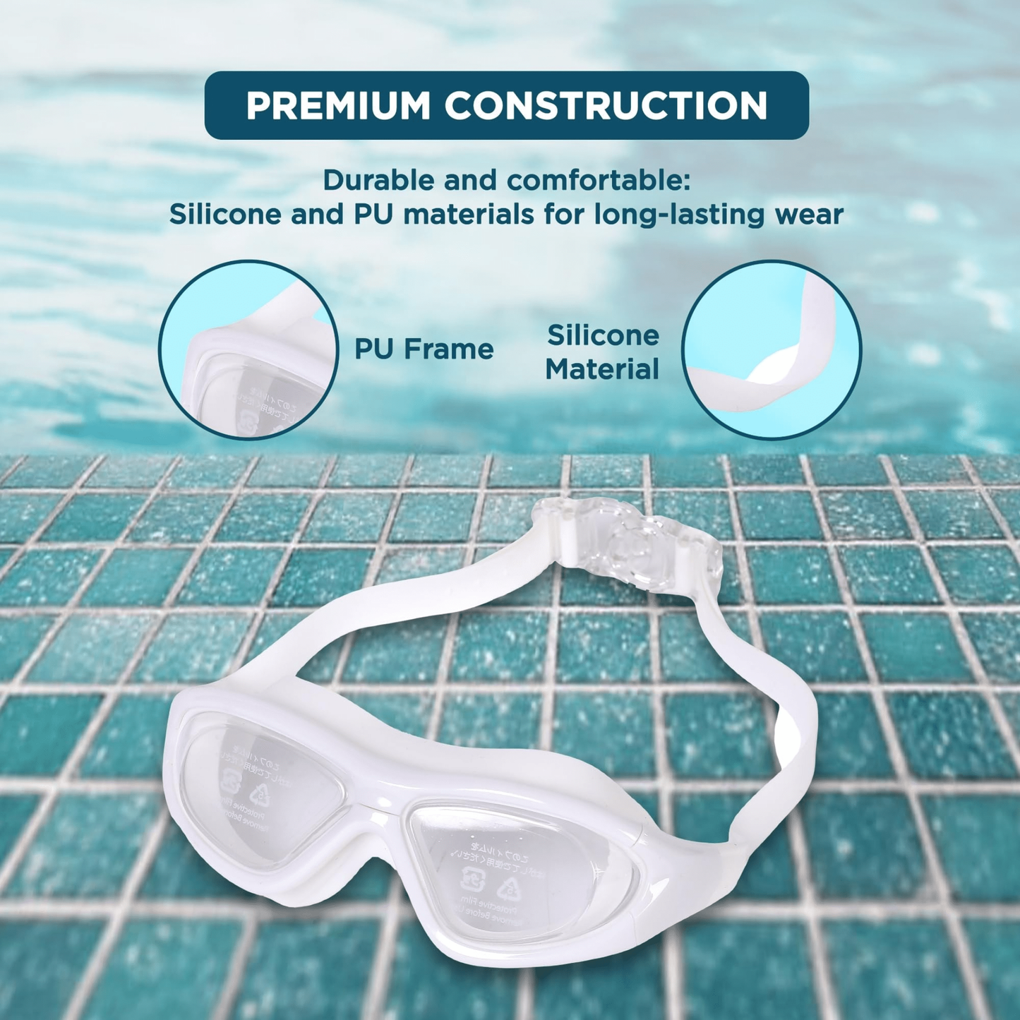Swimming Goggles Anti-Fog Adult & Kids H6V9 - COLO