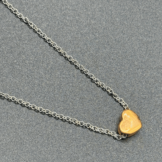 Petite Gilded Heart Necklace - COLO