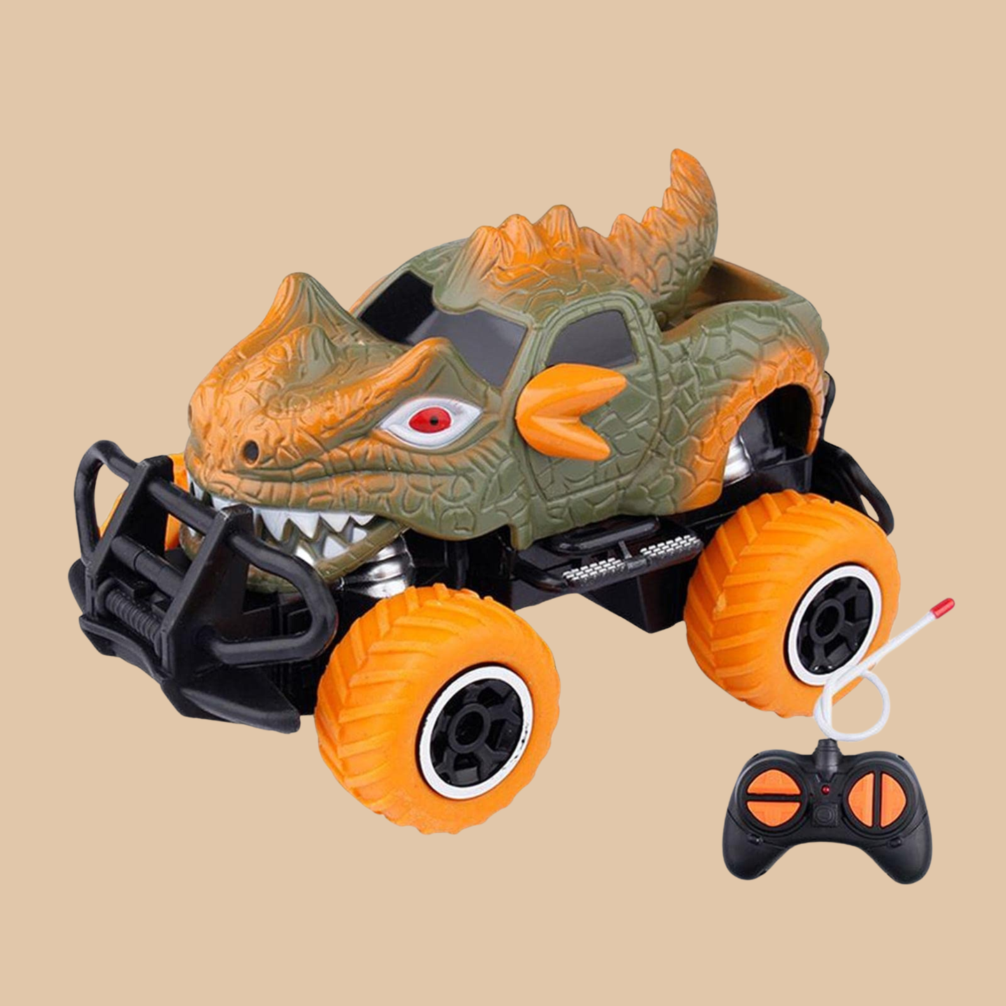 HST RC Mini Mix Dinosaur Car – Color White & Orange