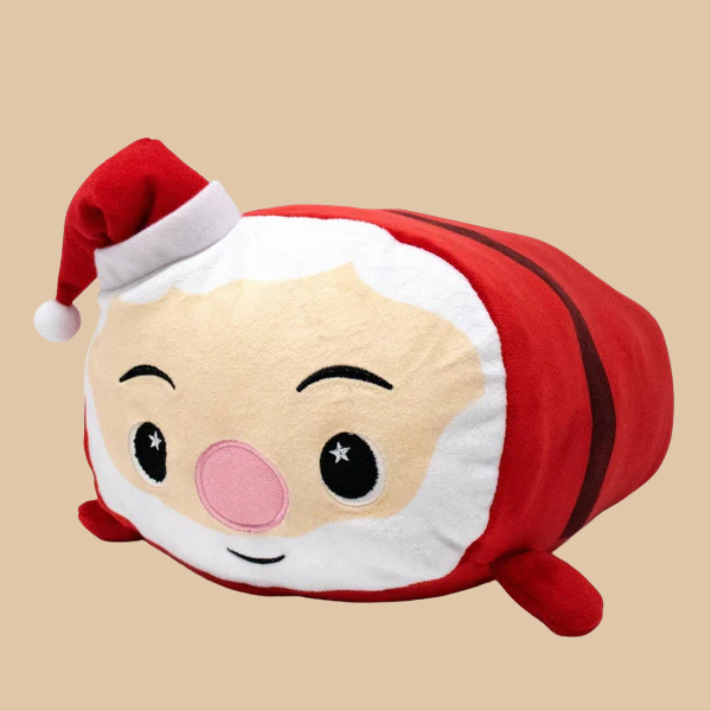 Moosh Moosh Santa Christmas Pillow Squishy Stuffed Plush 8" x 10"