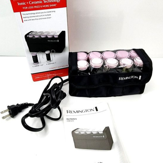Remington Compact Ceramic Hot Rollers Set – 10 Piece
