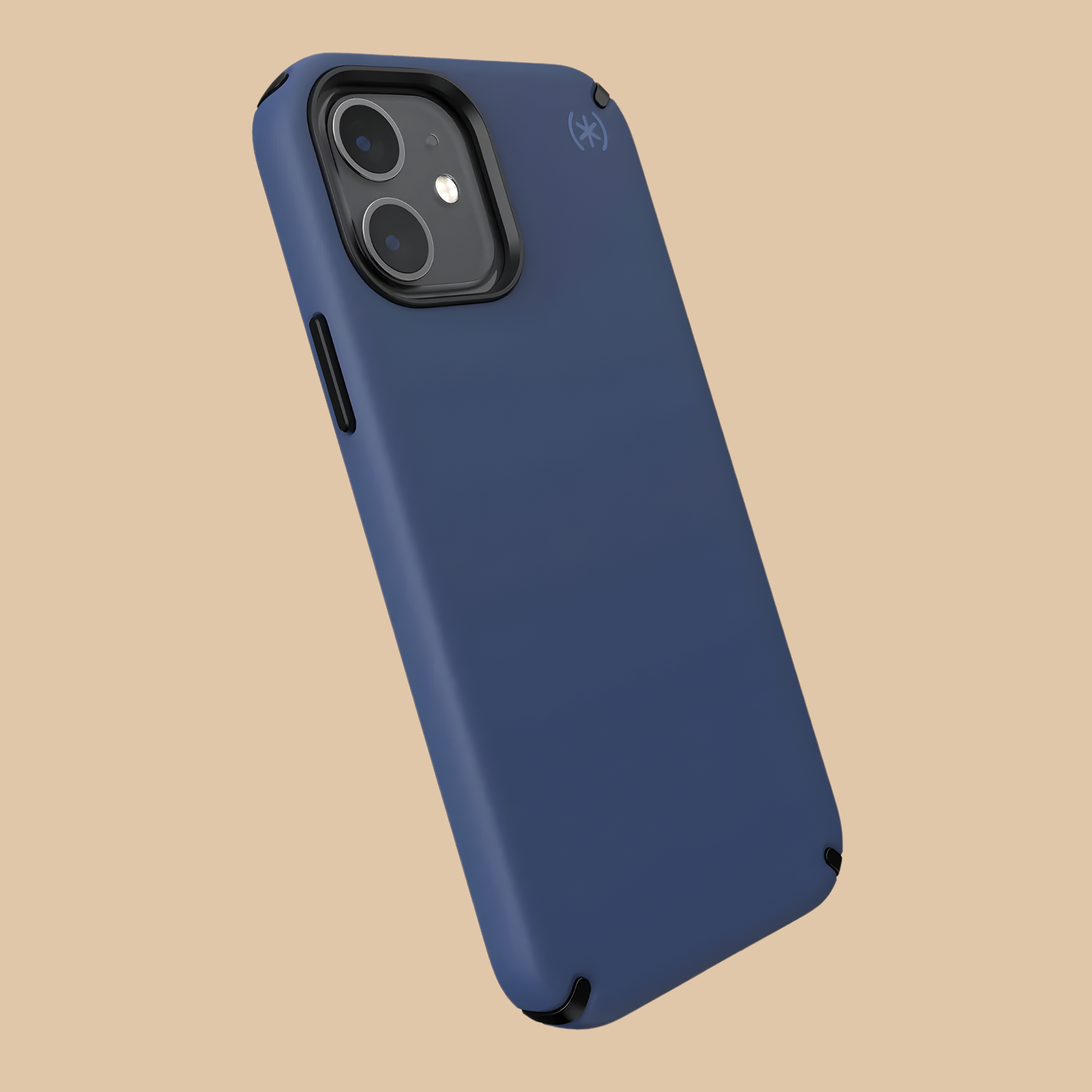 Speck iPhone 11 Case – Drop Protection Slim Design Wireless Charging Compatible Coastal Blue/Black/Storm Blue