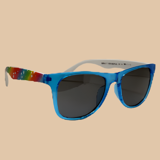 Foster Grant Kids Blue Rainbow Sunglasses