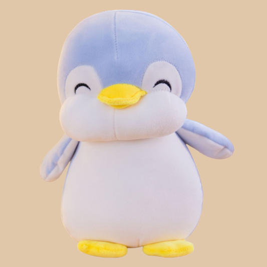 Blue, Yellow & White Penguin Plush Toy – Soft Stuffed Animal 15"