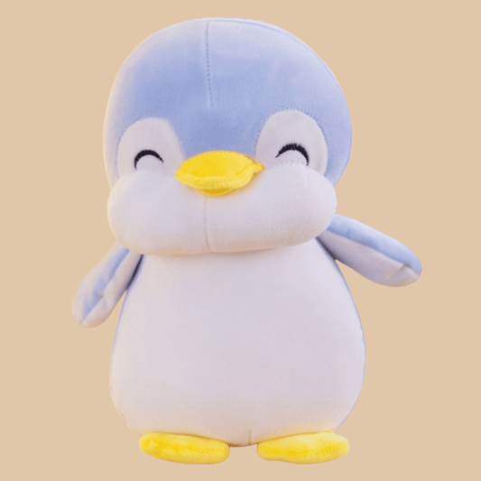 Blue, Yellow & White Penguin Plush Toy – Soft Stuffed Animal 15" - COLO