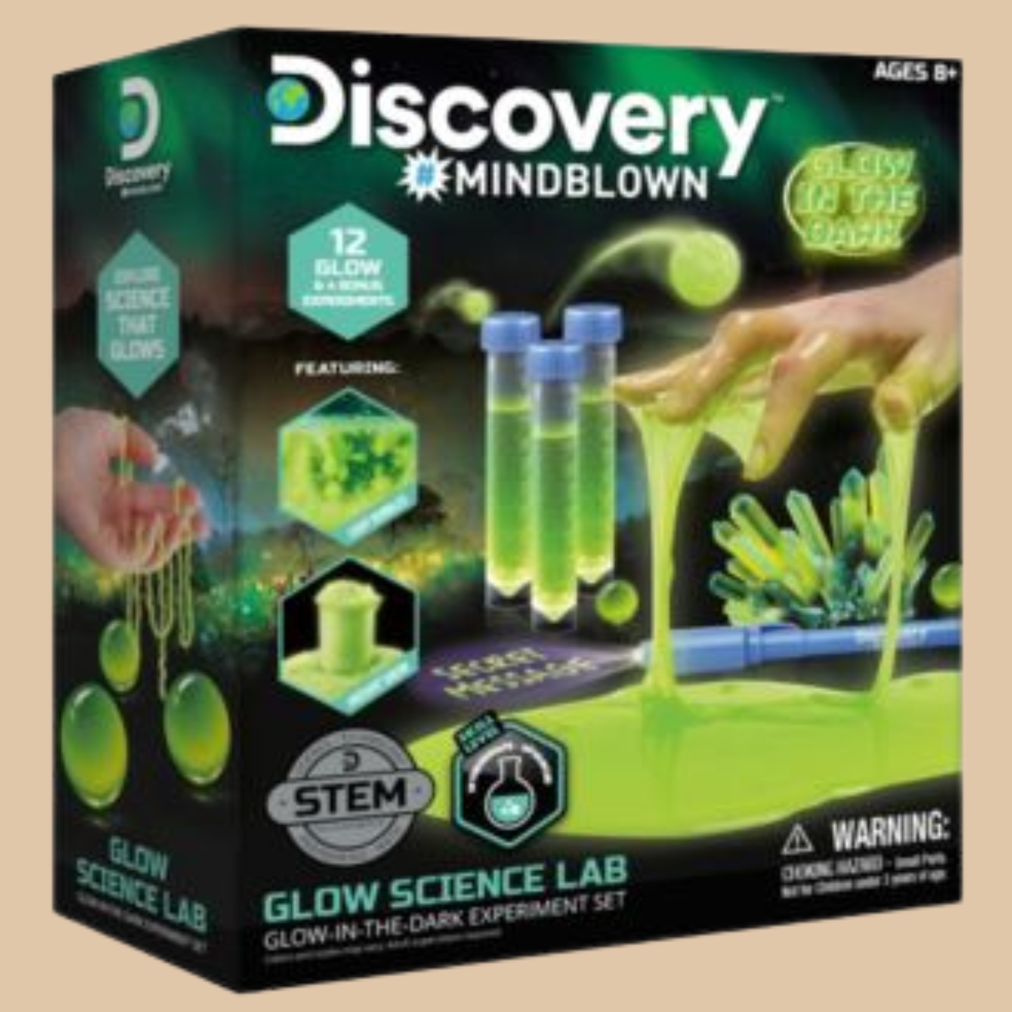 Discovery Mindblown Glow-in-the-Dark Science Lab Kit