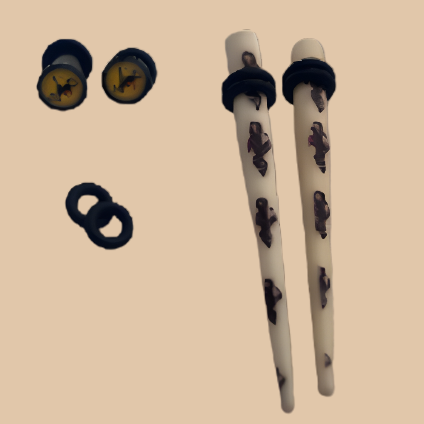 Invader ZIM Body Jewelry 6G White Thin