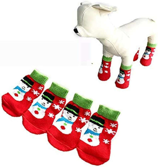 Snowman Matching Pet & Owner Socks – Festive Winter Duo - COLO