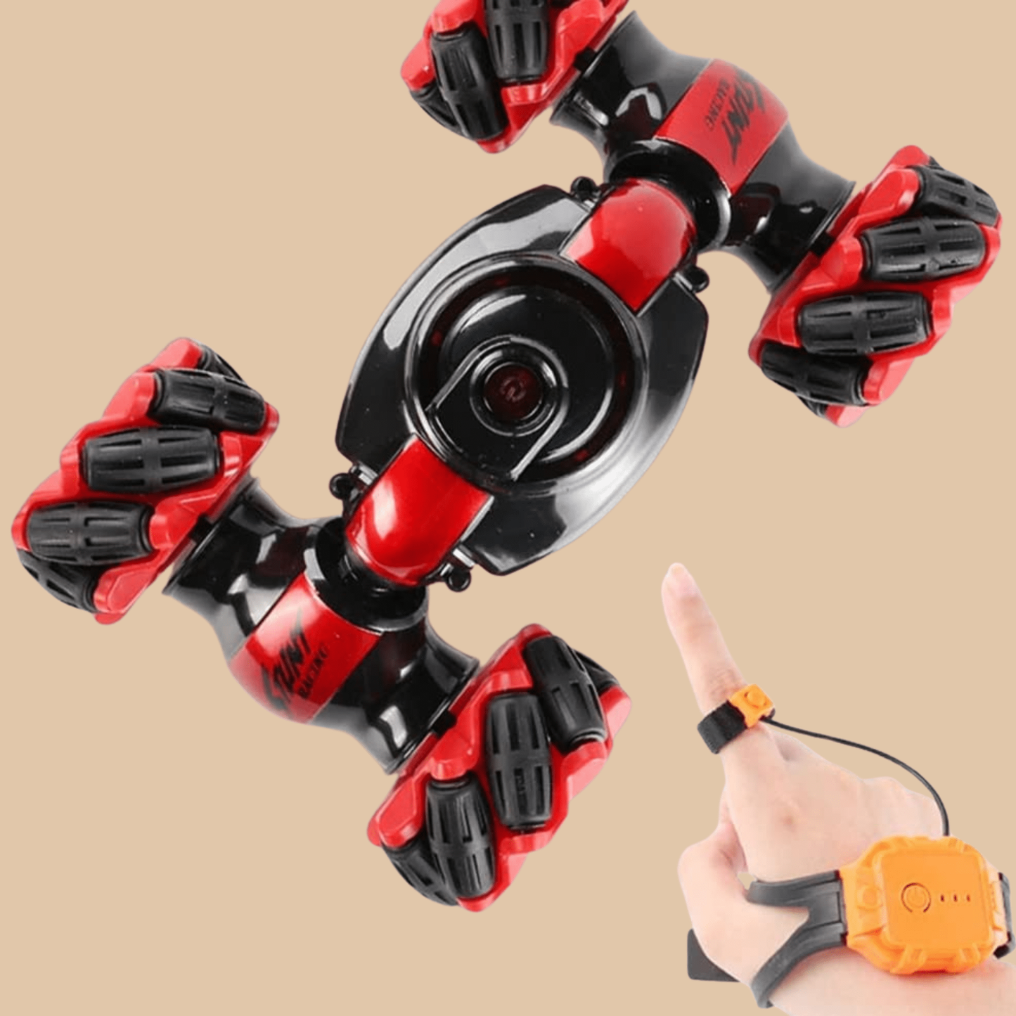 HST RC SKIDDING STUNT Torsional Car – Color Red - COLO