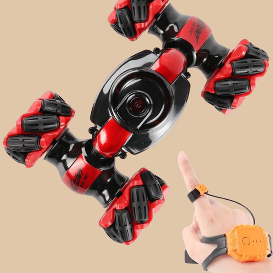 HST RC SKIDDING STUNT Torsional Car – Color Red - COLO
