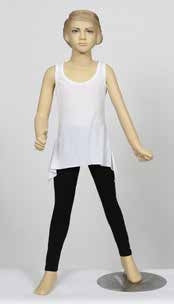 Girls' Loose Tank Top – 100% Cotton