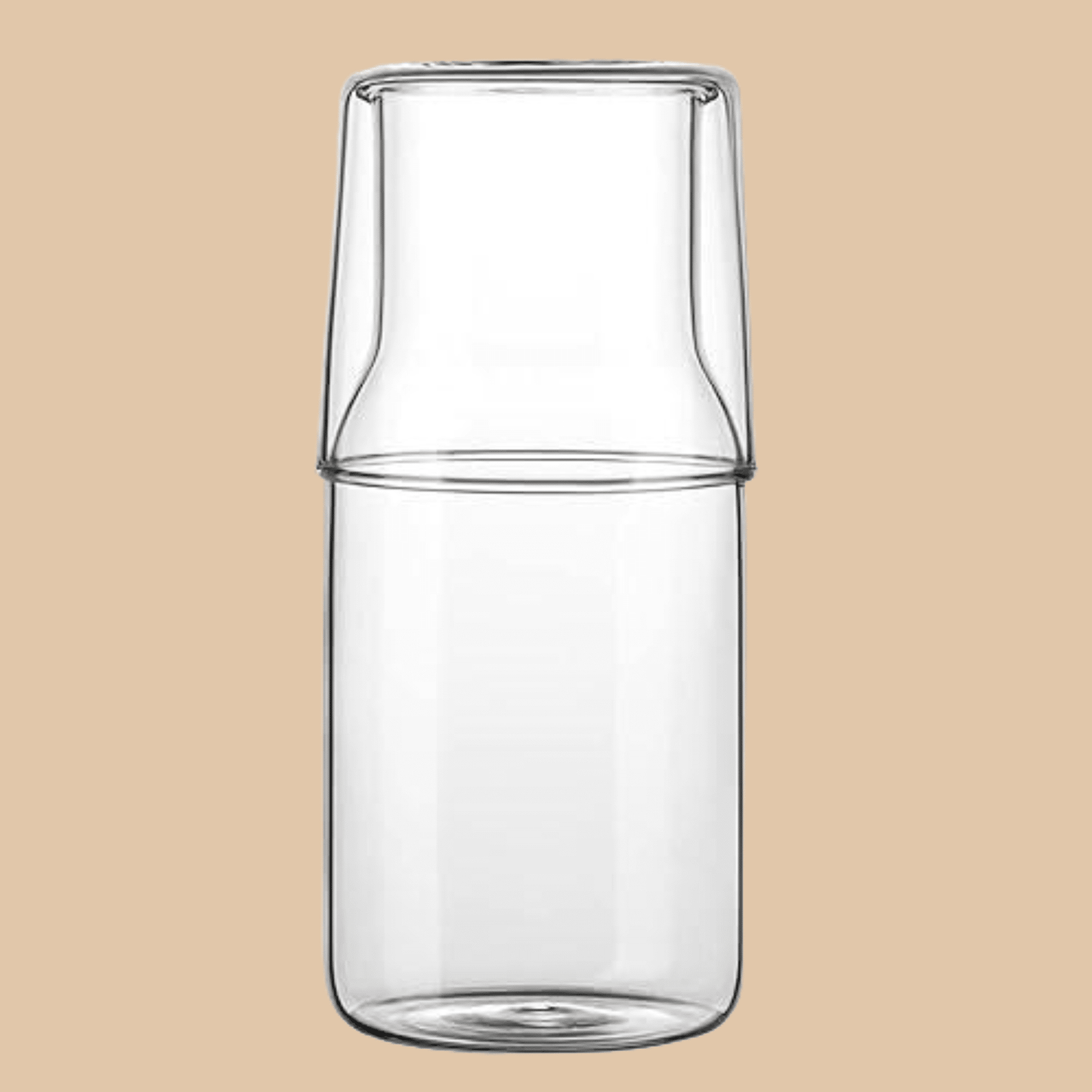 Bedside Glass Water Carafe Set with Tumbler - COLO