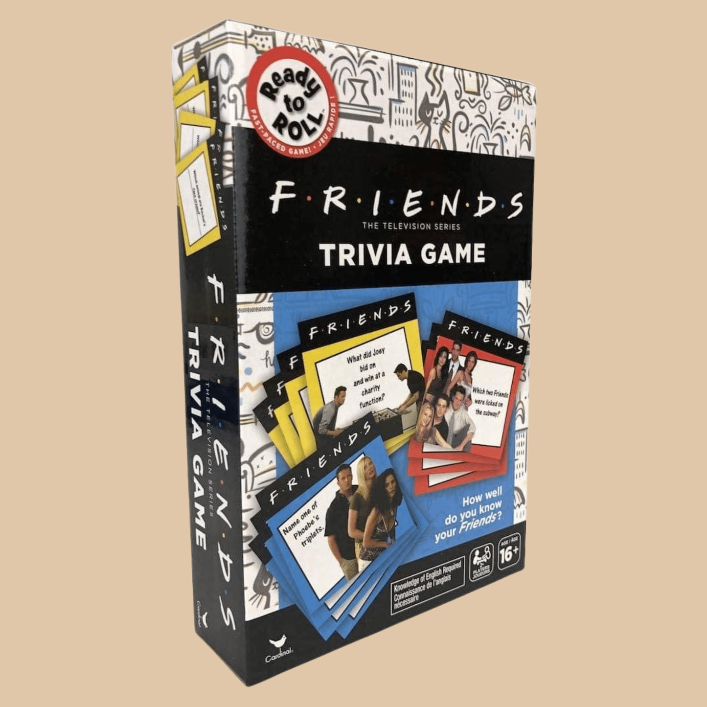 Friends TV Show Trivia Game by Cardinal | Party & Game Night Fun - COLO