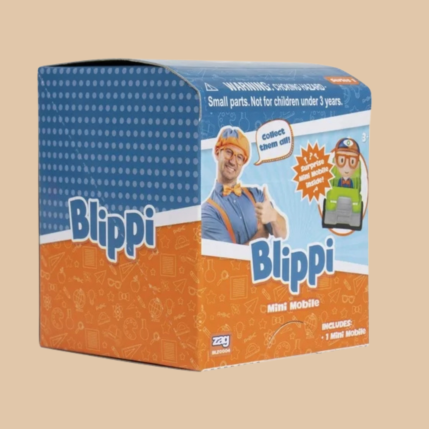 Blippi Mini Mobile Blind Figure Box - New