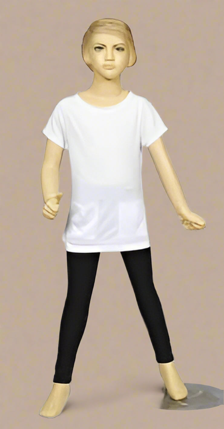 Girls' Tunic with 2 Pockets – 100% Cotton Comfort