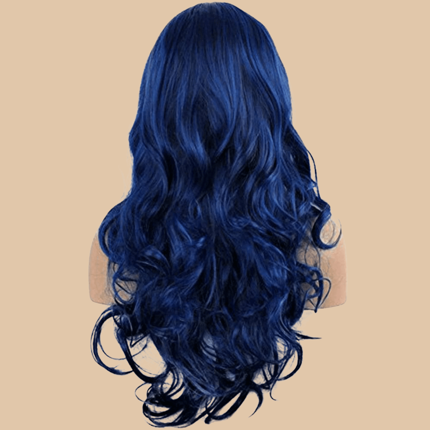 NWT Wig, Long Length with Side Bangs, Midnight Blue - COLO