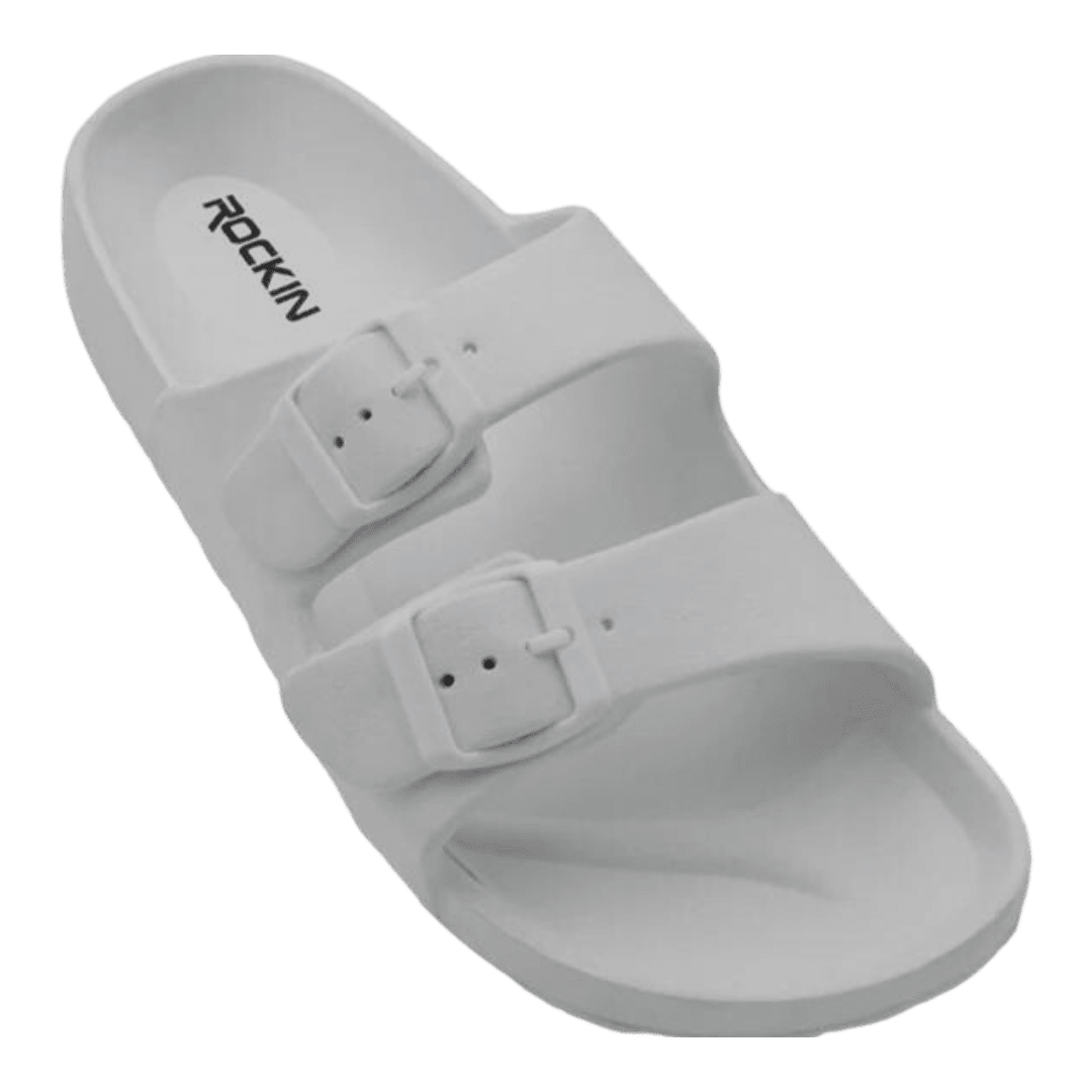 Huntington Buckle Sandals - White - COLO