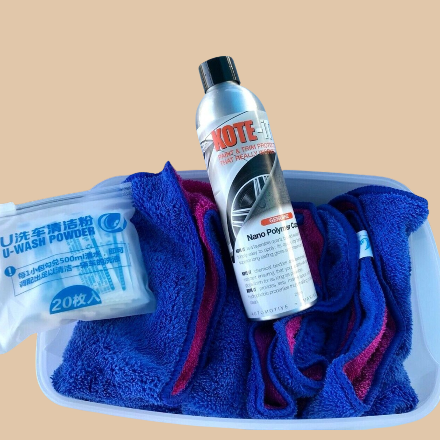 Car Paint Protection Wash Kit