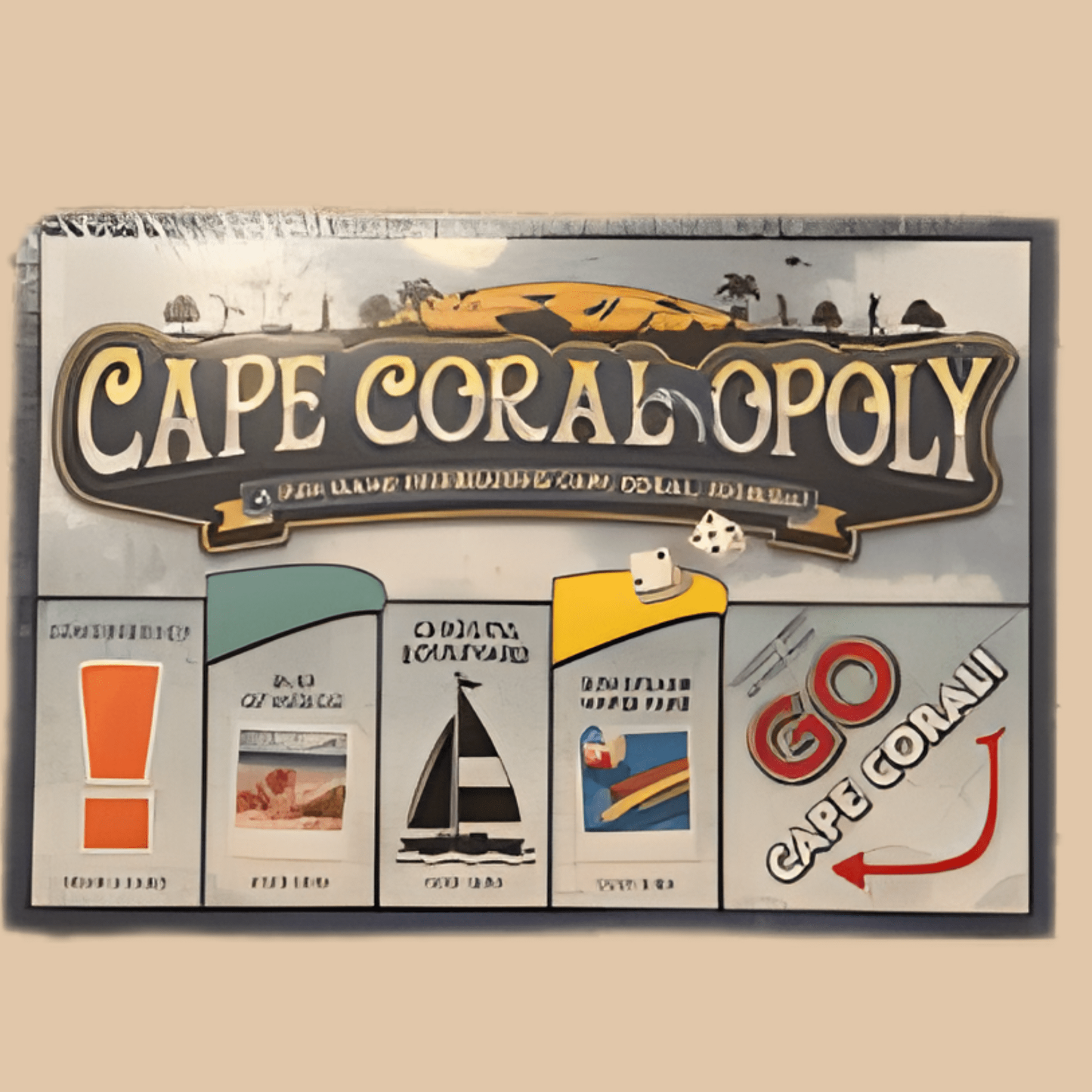 Cape Coral-opoly! Special Edition Monopoly Game - COLO