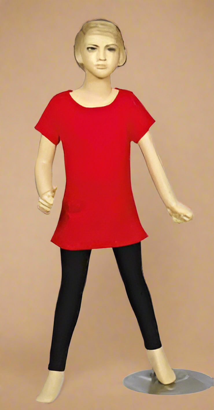 Girls' Tunic with 2 Pockets – 100% Cotton Comfort