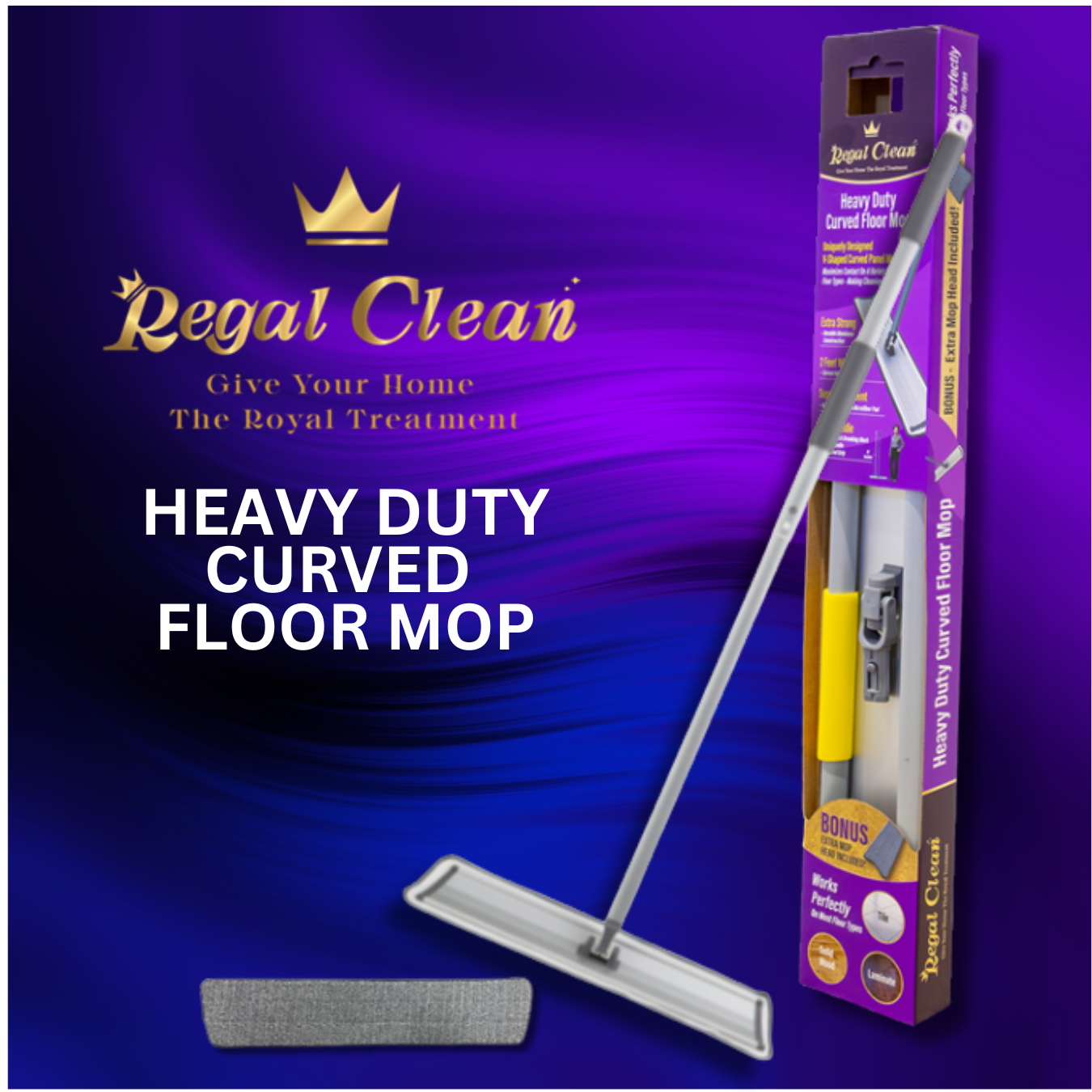 Regal Clean Heavy Duty Curved Mop
