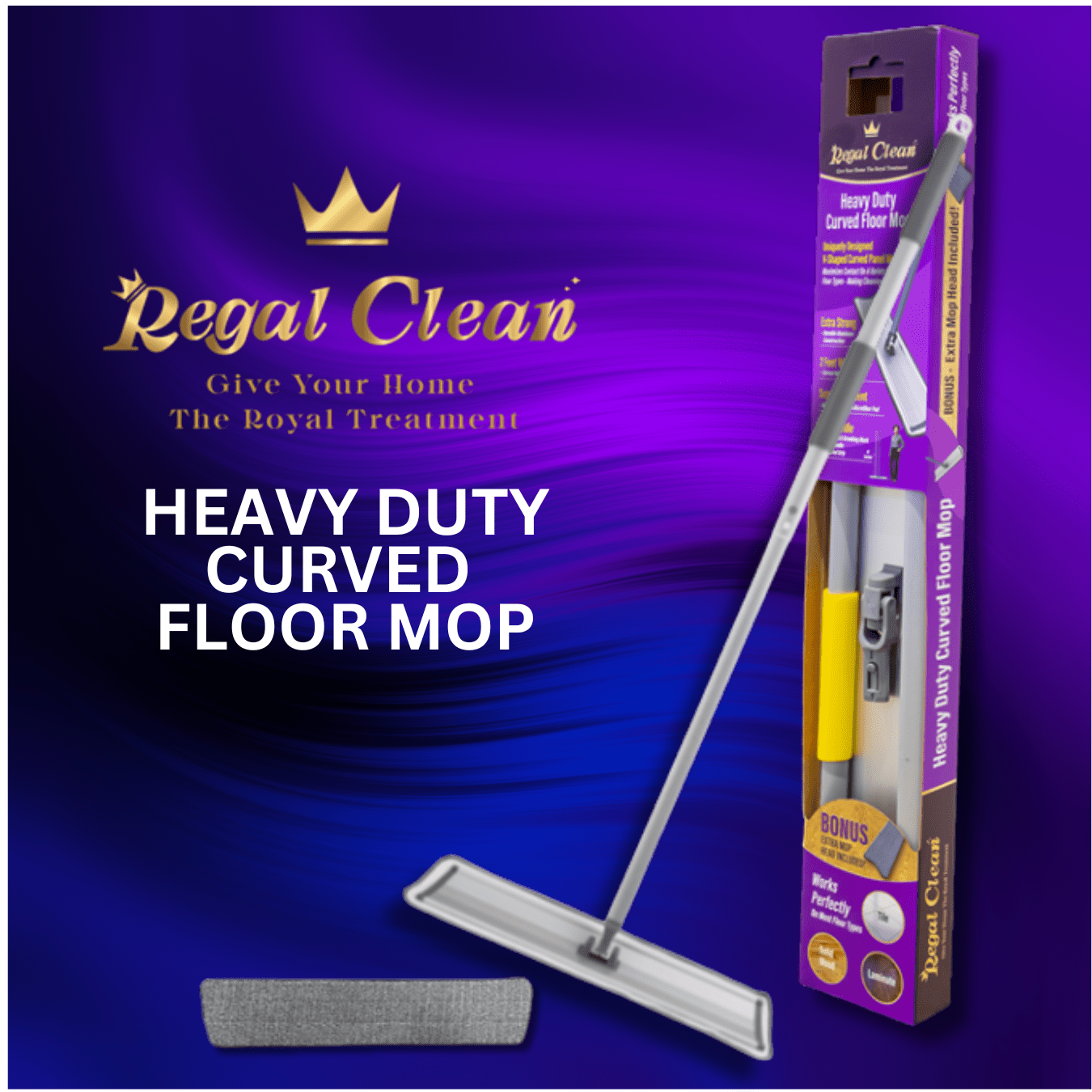 Regal Clean Heavy Duty Curved Mop - COLO