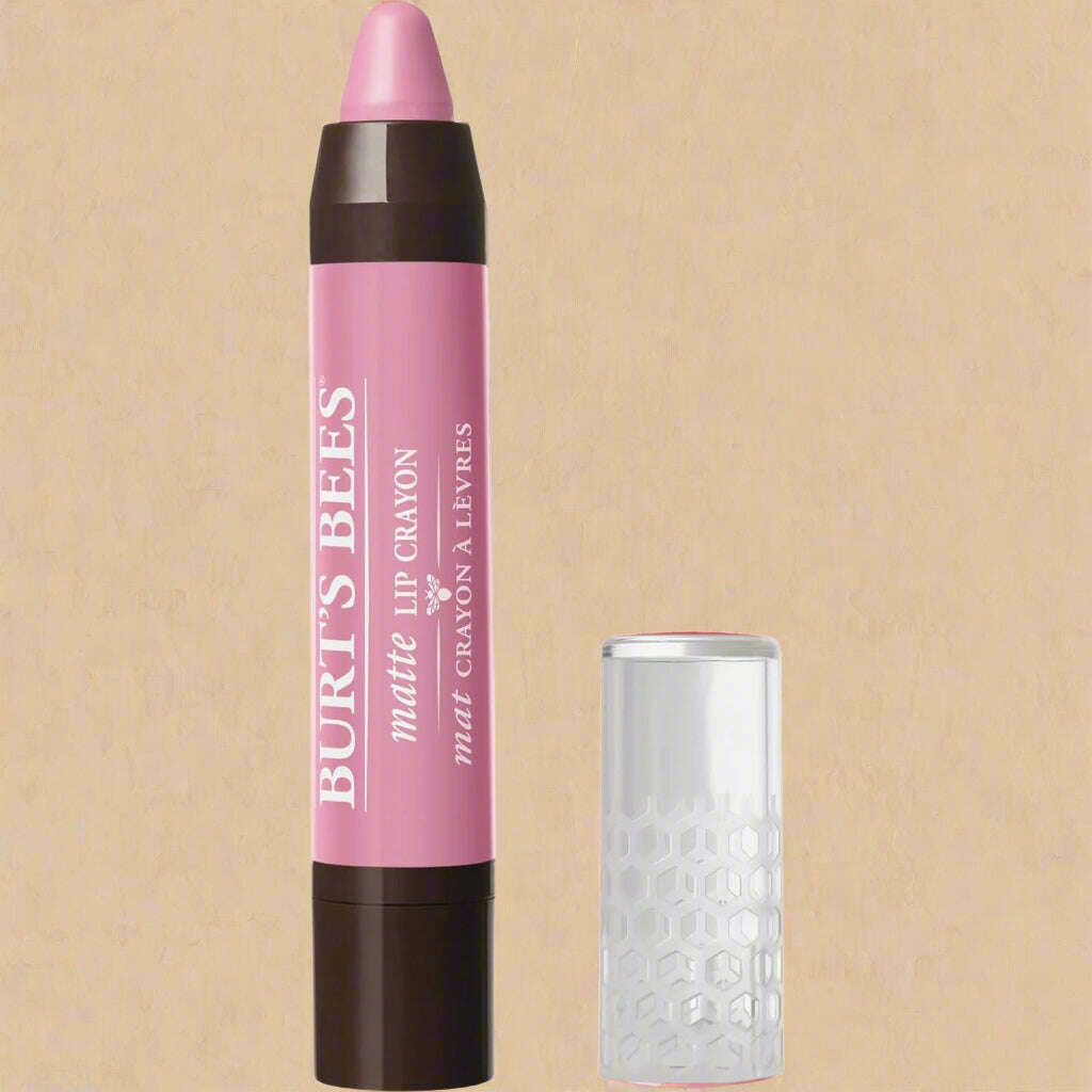 Burt’s Bees 100% Natural Origin Moisturizing Matte Lip Crayon – Carolina Coast, 0.11 oz - COLO