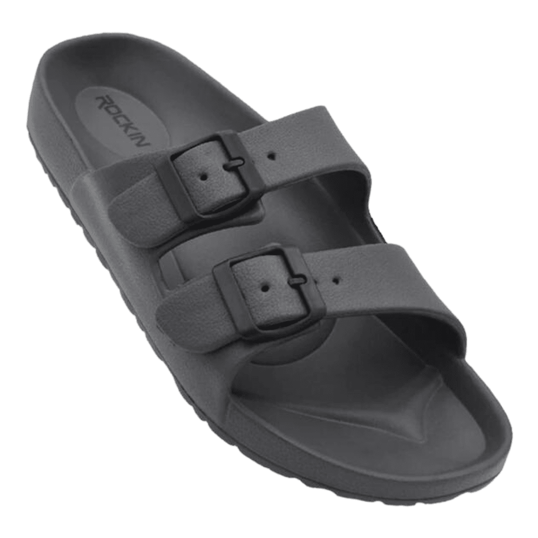 Huntington Buckle Sandals - Charcoal - COLO