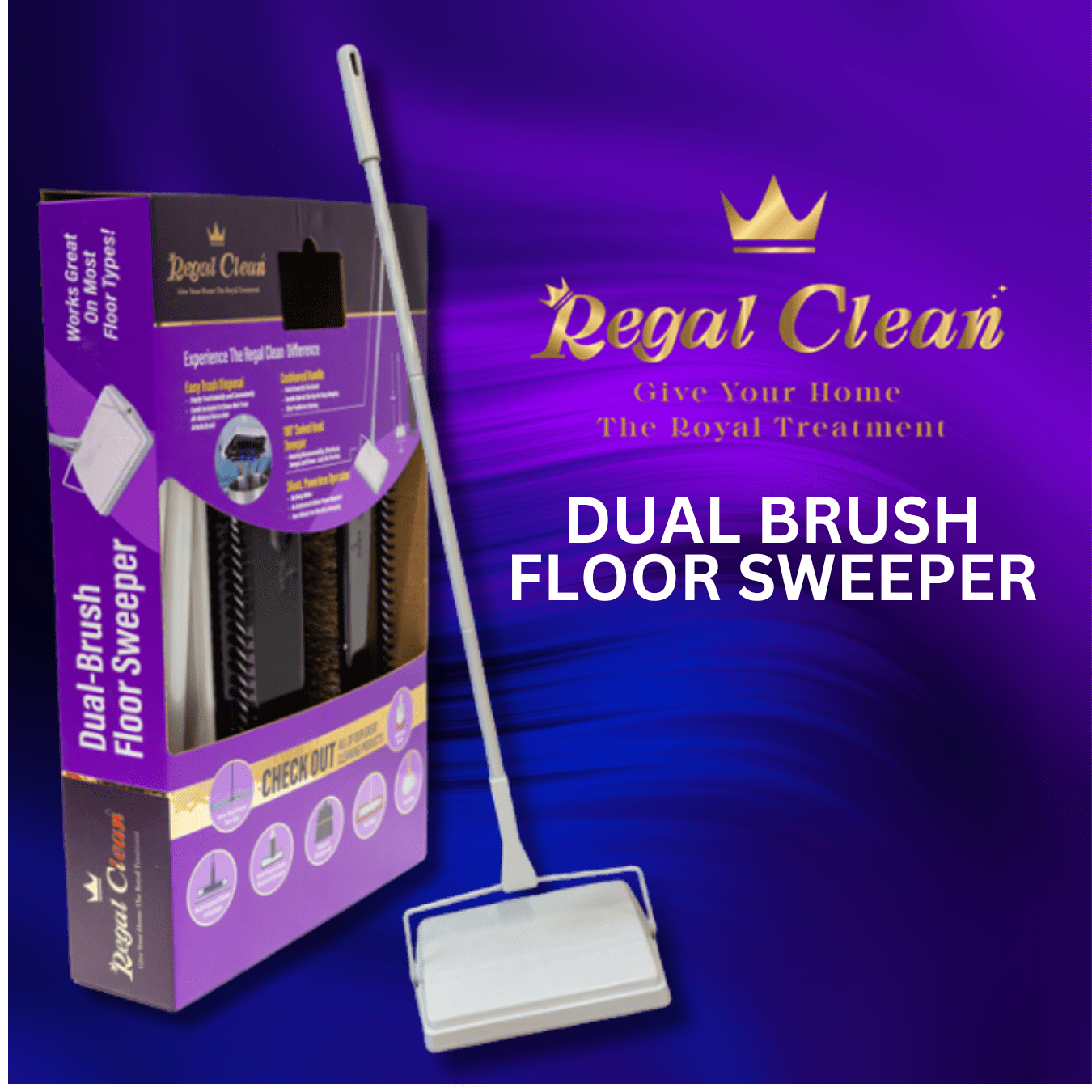 Regal Clean Dual Brush Sweeper - COLO