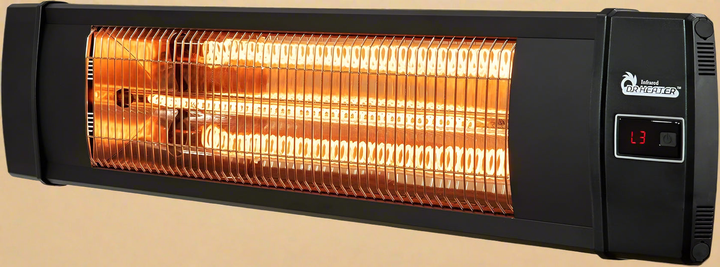 DR. HEATER OUTDOOR PORTABLE CARON INFRARED HEATER CEILING/WALL MOUNT
