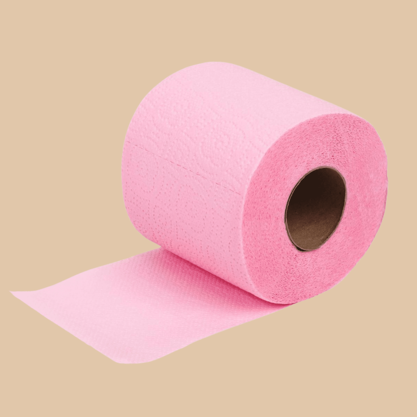 Designer Pink Toilet Paper 4 Pack | Soft, Decorative Bathroom Tissue - COLO