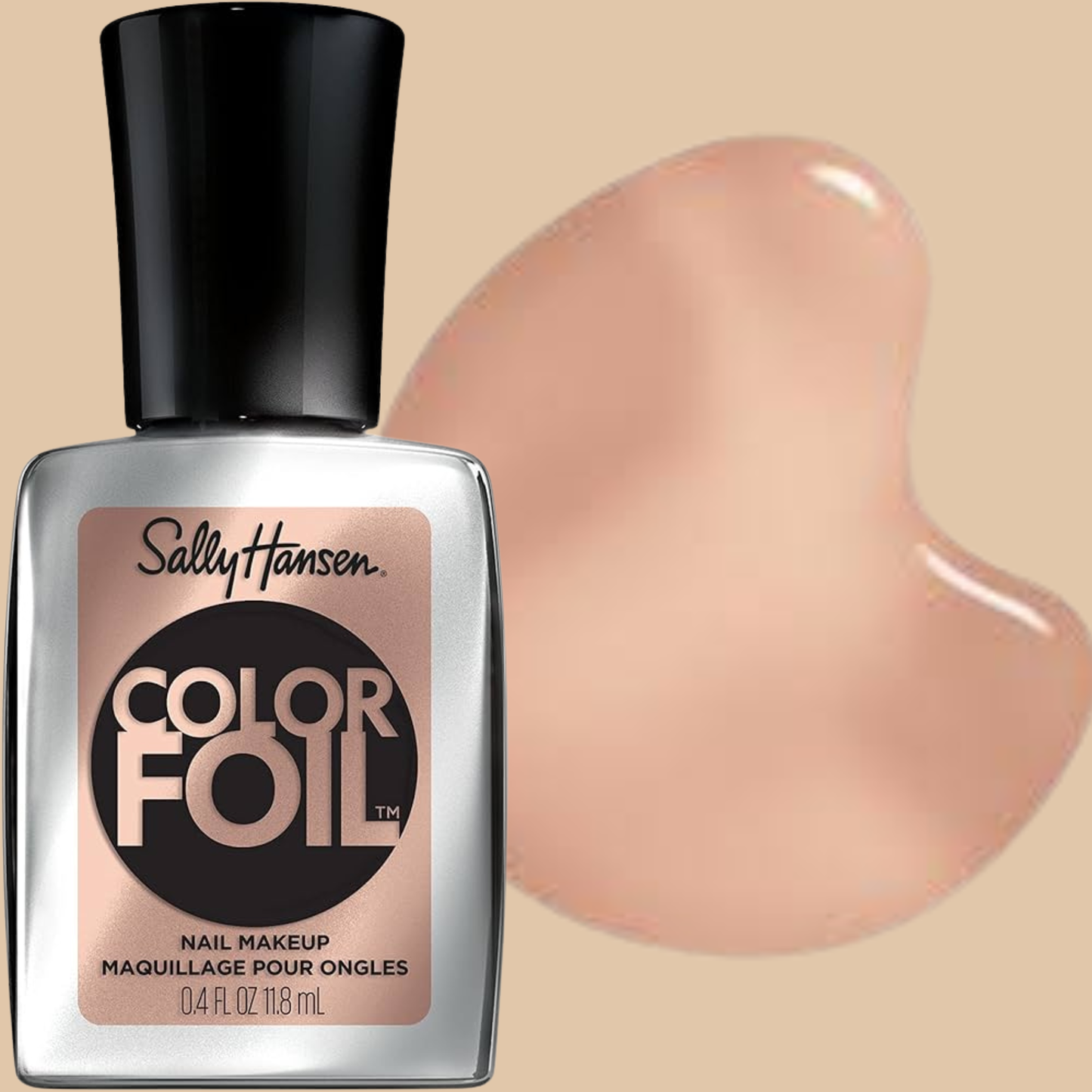 Sally Hansen Color Foil Nail Polish Rose Beam - 0.3 fl oz