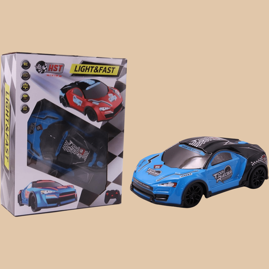 HST RC Light & Fast Remote Control Car – Color Blue - COLO