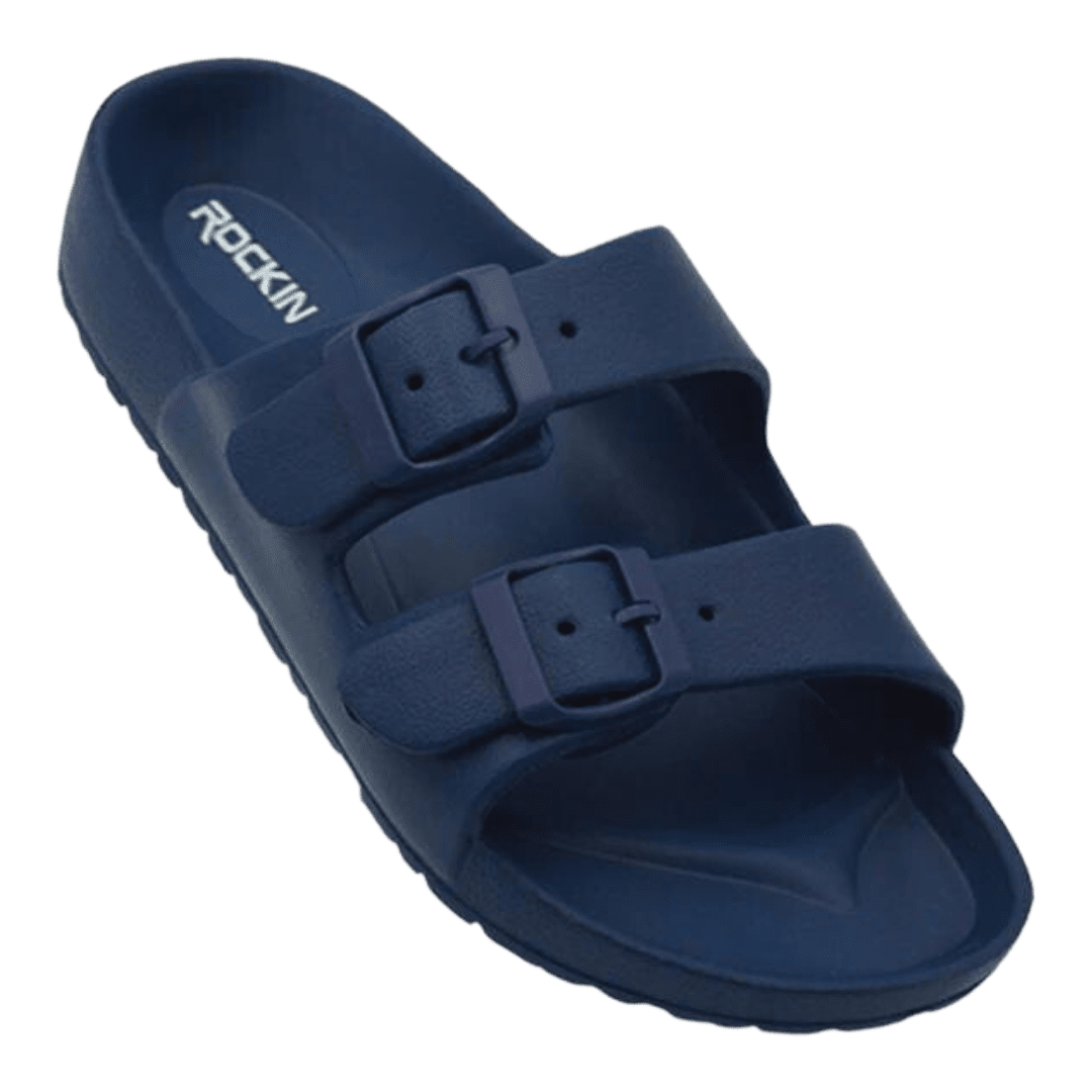 Huntington Buckle Sandals - Navy - COLO