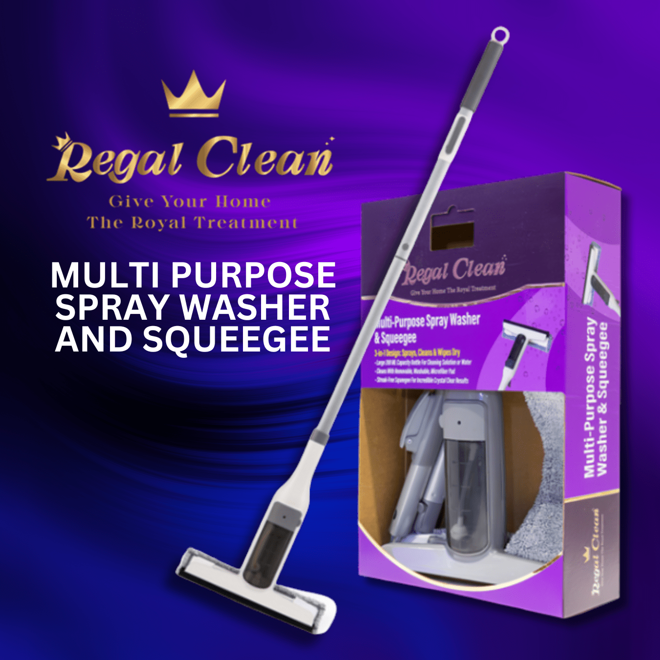 Regal Clean Multi-Purpose Spray Washer and Squeegee - COLO
