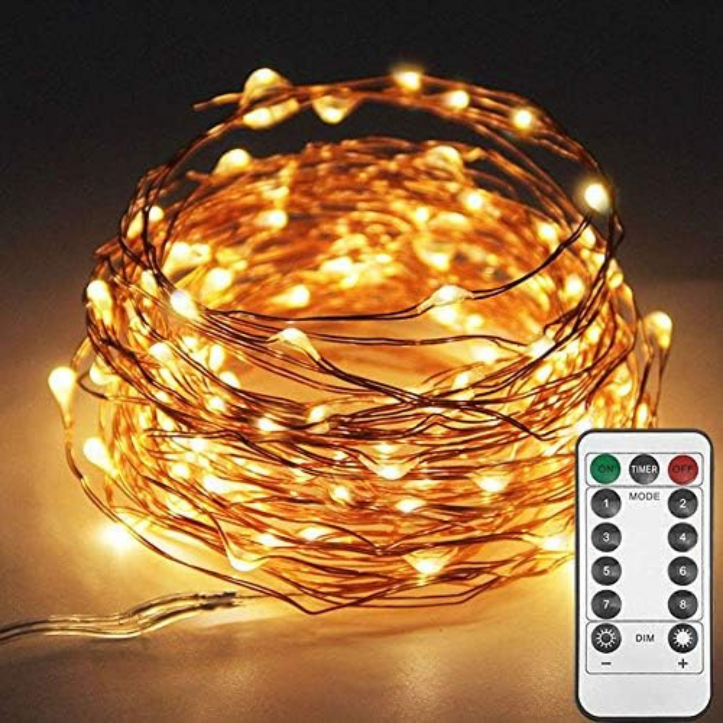 Copper Wire LED String Lights Warm White - COLO