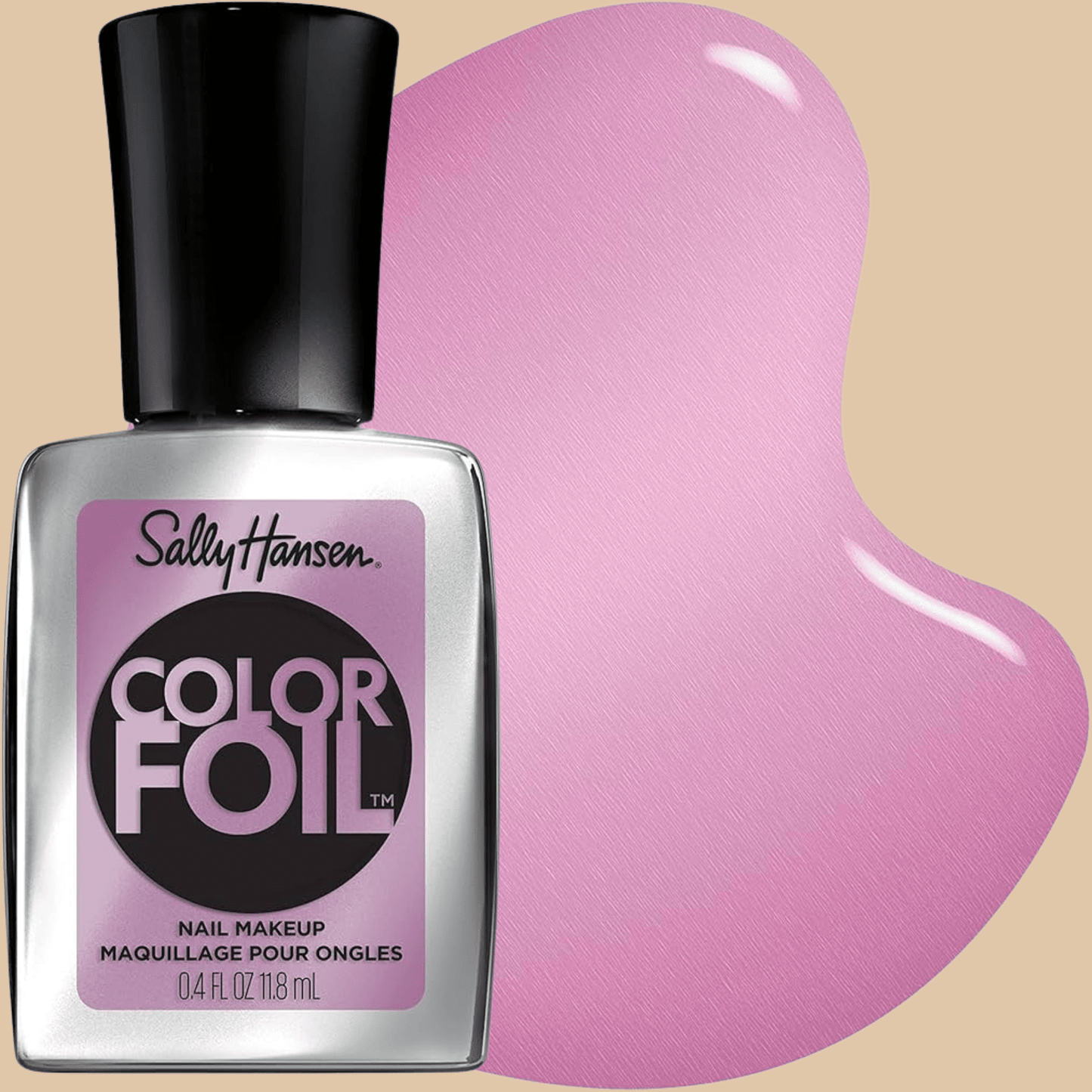 Sally Hansen Color Foil Nail Polish Fuchsia-ristic - 0.4 Fl Oz - COLO