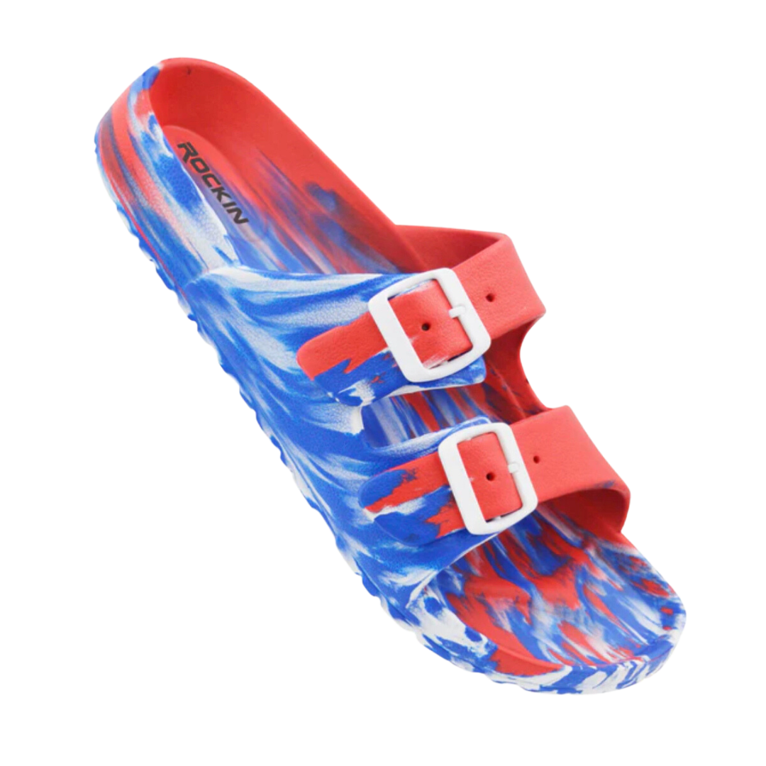 Huntington Buckle Sandals - Usa Marbled - COLO