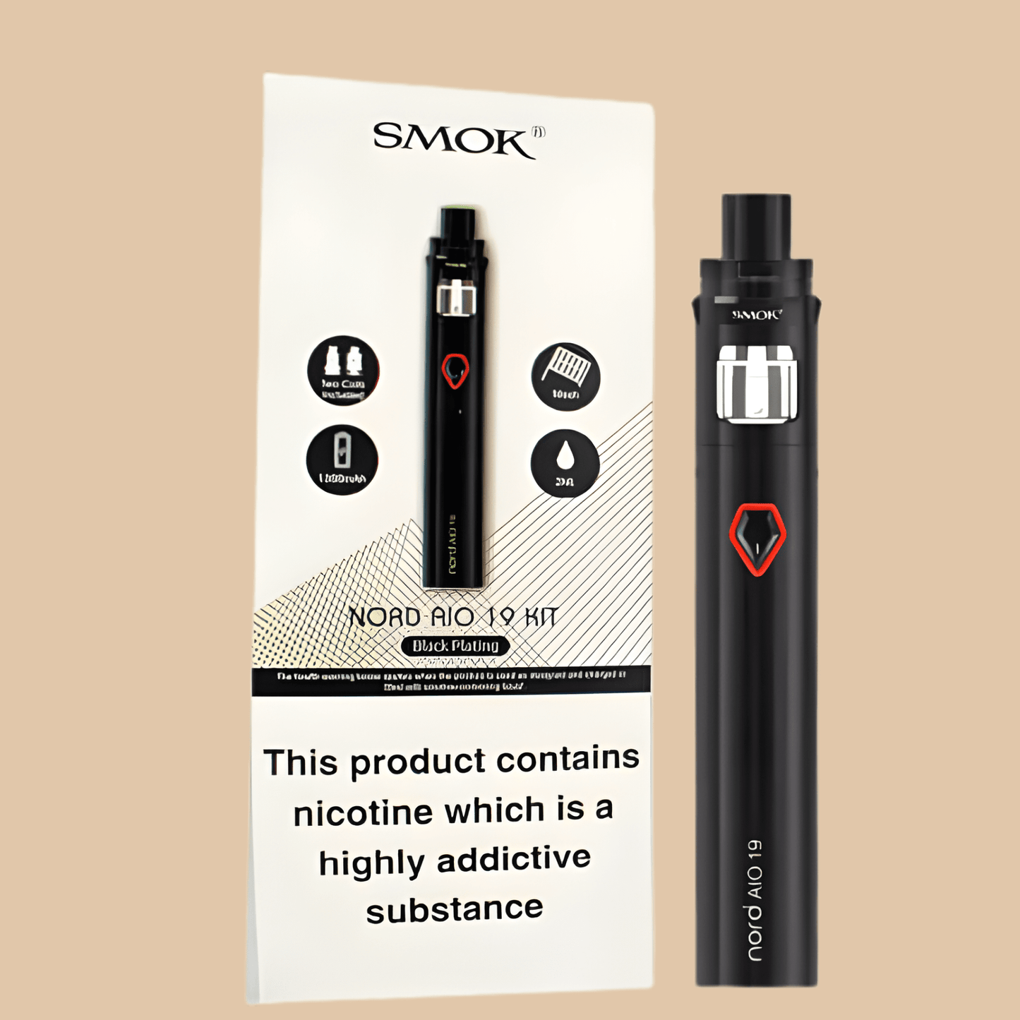 SMOK Nord 19 Vape Pen Black - COLO