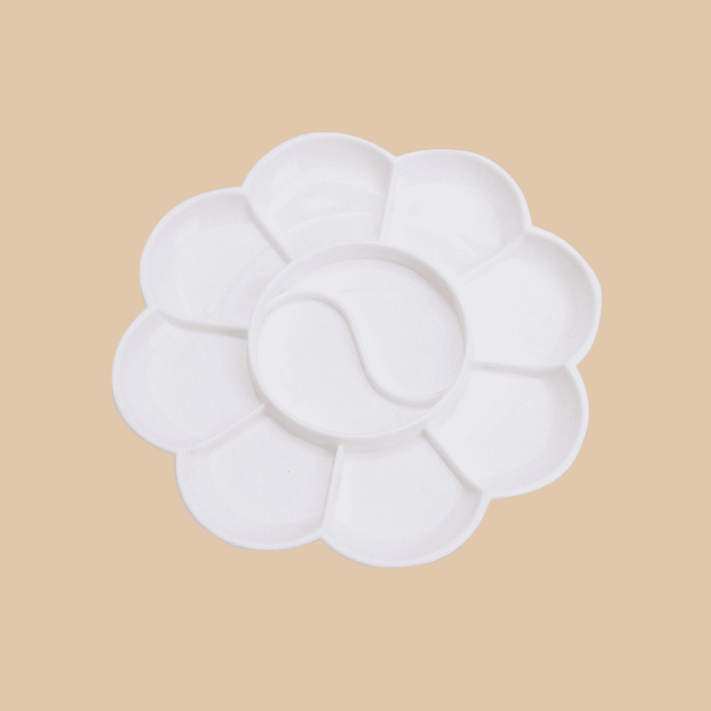Flower Shape Paint Palette (White) - COLO