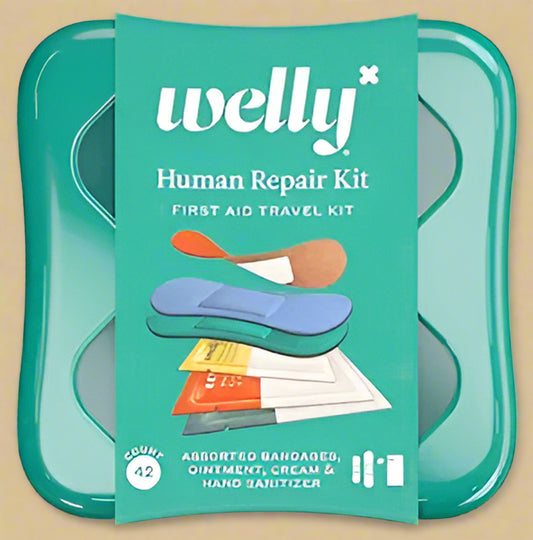 Welly Human Repair Kit – First Aid Travel Kit, 42 Count