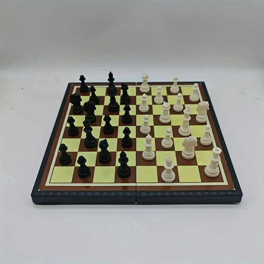 Travel Chess Set Magnetic, Mini Chess Set Travel, Portable Chess Board - COLO