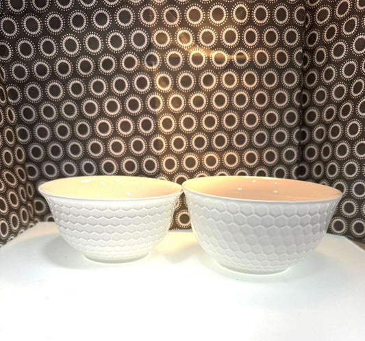 Set of 2 Ceramic Art Deco bowls - COLO