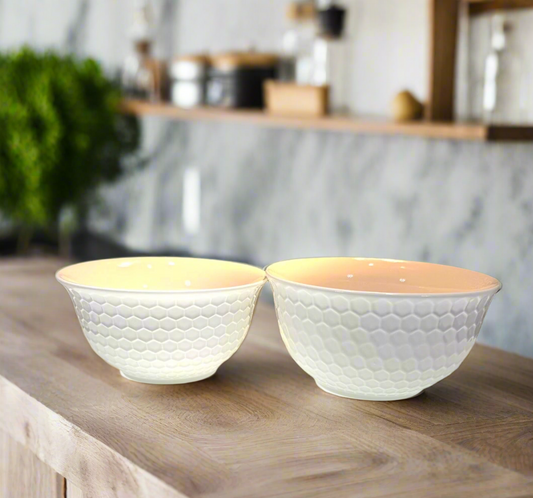 Set of 2 Ceramic Art Deco bowls