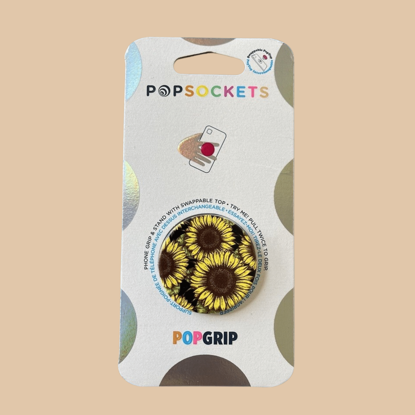 Popsocket PopGrip Phone Holder & Stand – Sunflower Power - COLO