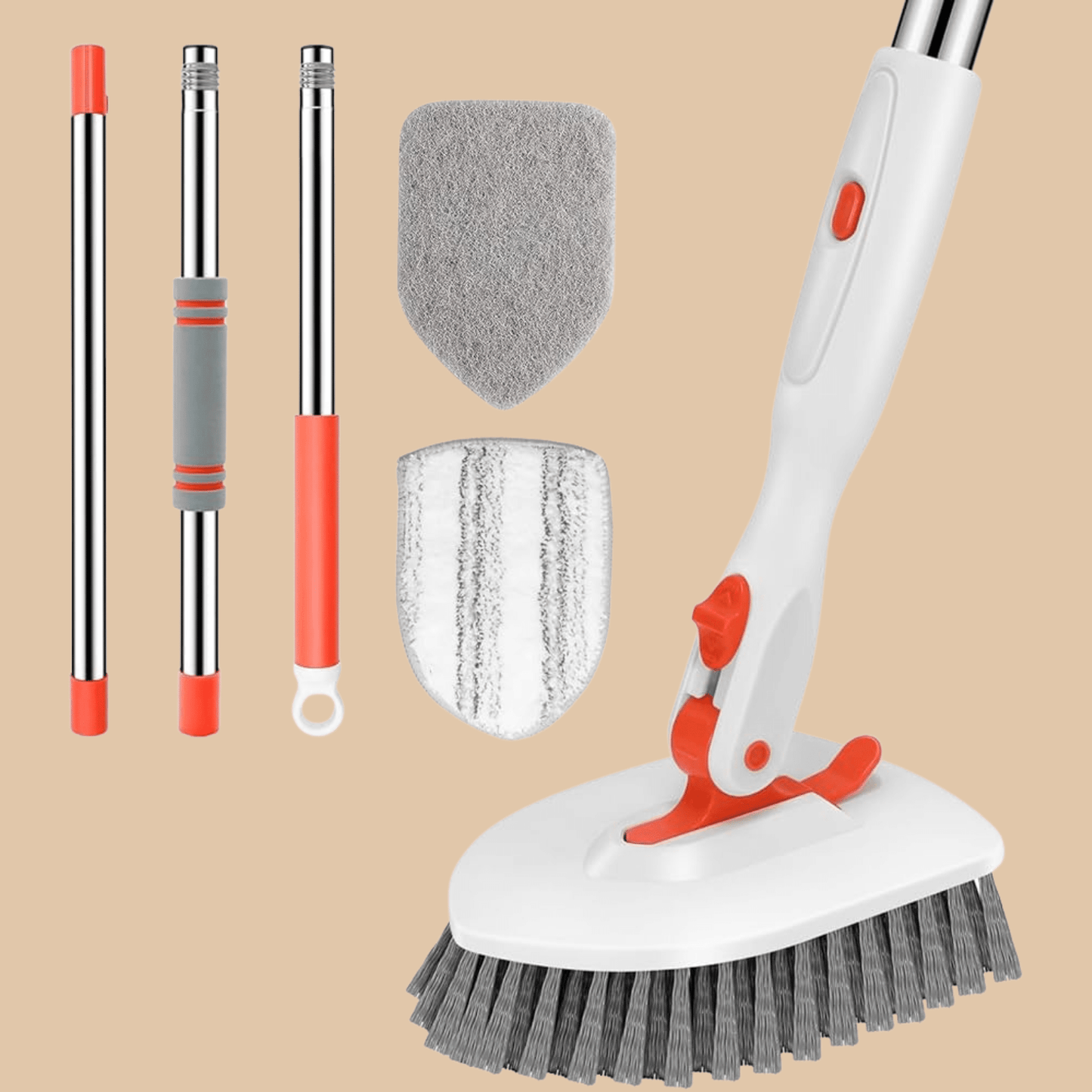 SetSail 3-in-1 Floor Scrub Brush - COLO