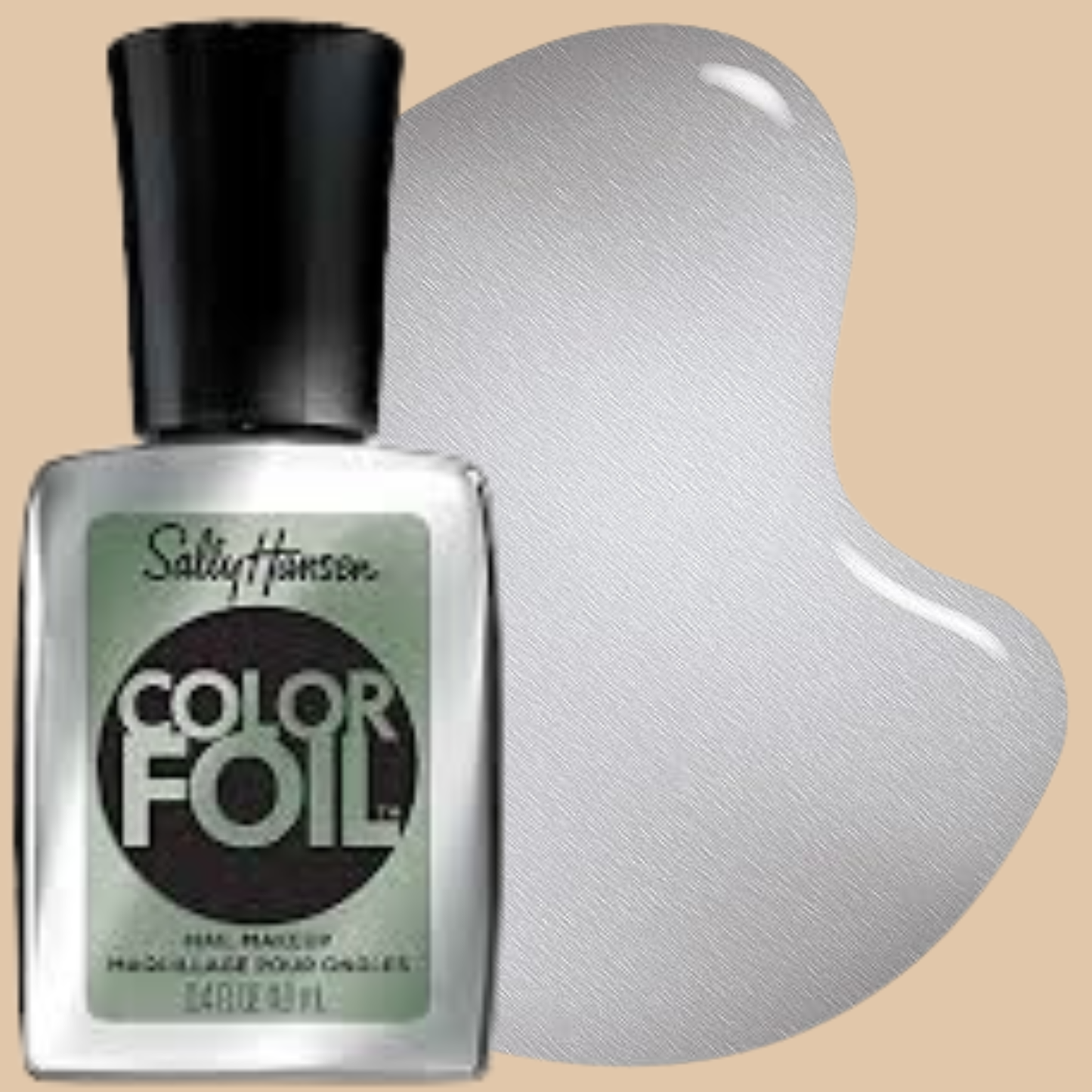 Sally Hansen Color Foil Nail Polish Steel a Kiss - 0.4 Fl Oz
