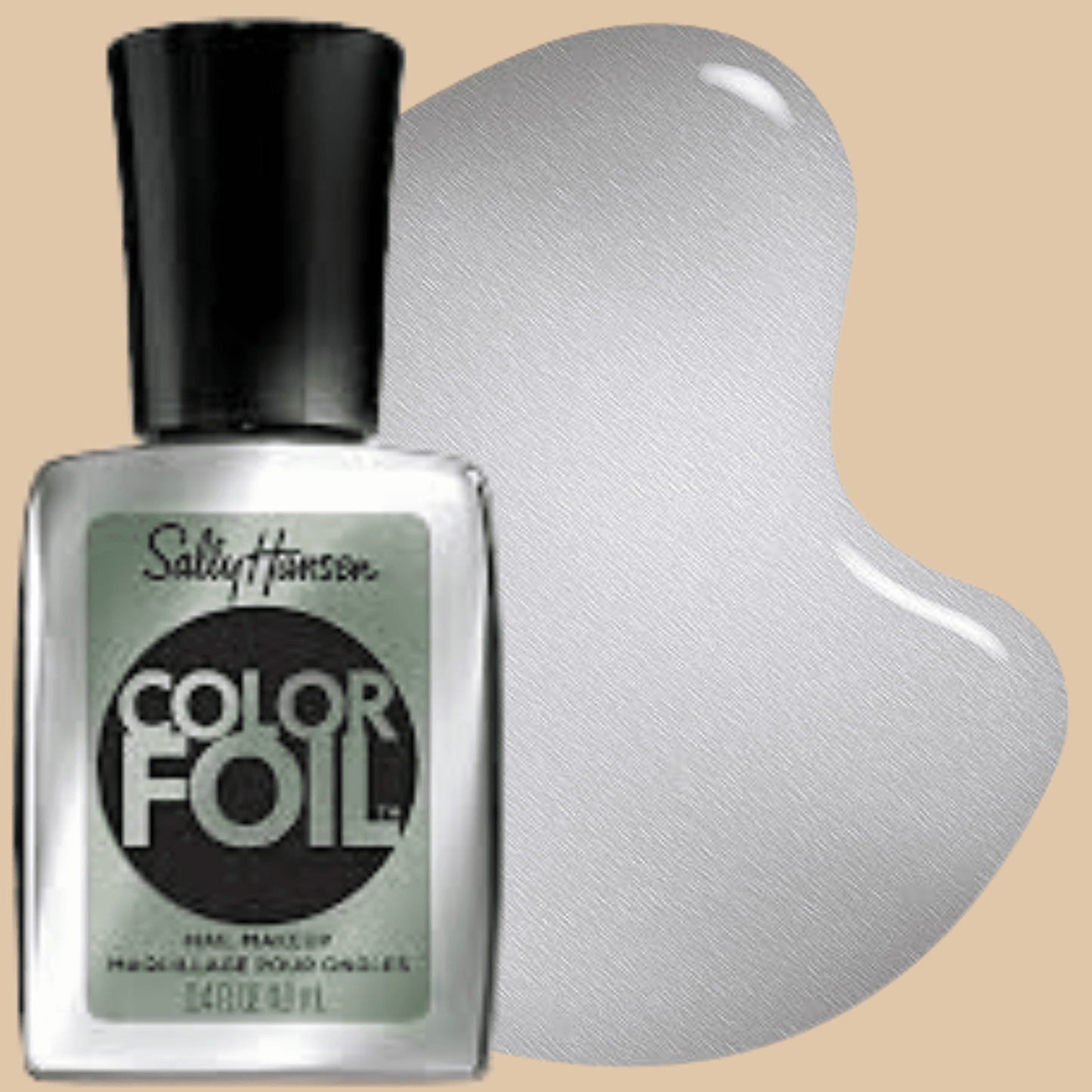 Sally Hansen Color Foil Nail Polish Steel a Kiss - 0.4 Fl Oz - COLO
