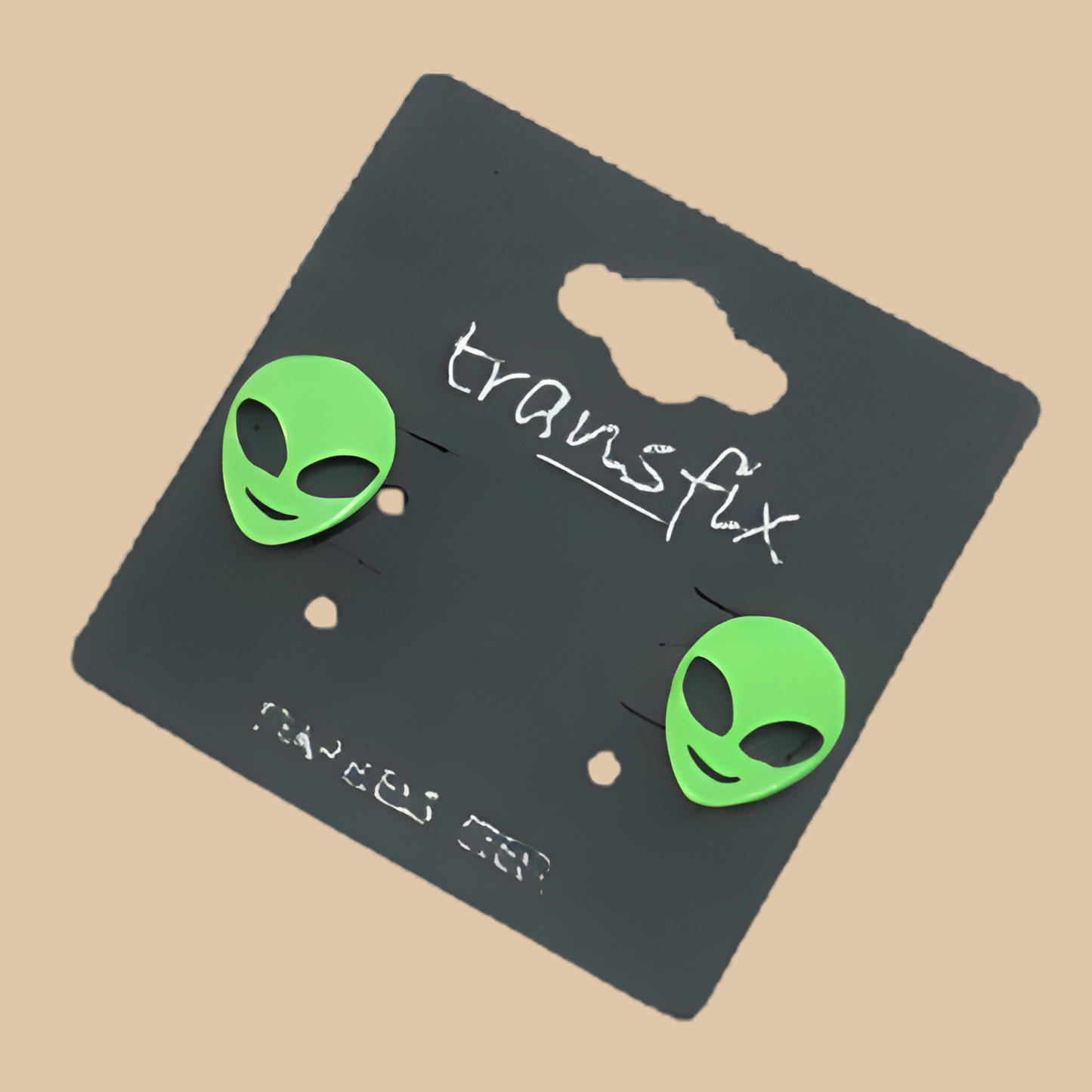 Transfix SS Alien Face Earring