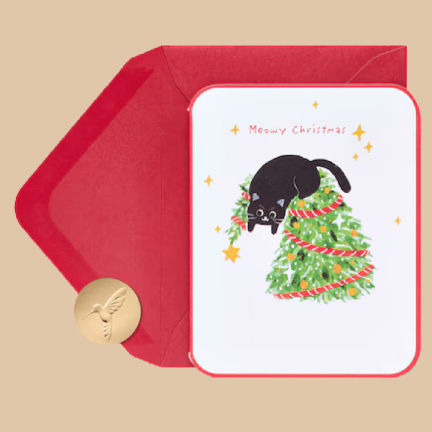 PAPYRUS Premium Christmas Greeting Card | Elegant Holiday Card - COLO